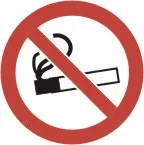 P 557 — PROHIBITION PICTOGRAM - NO SMOKING
